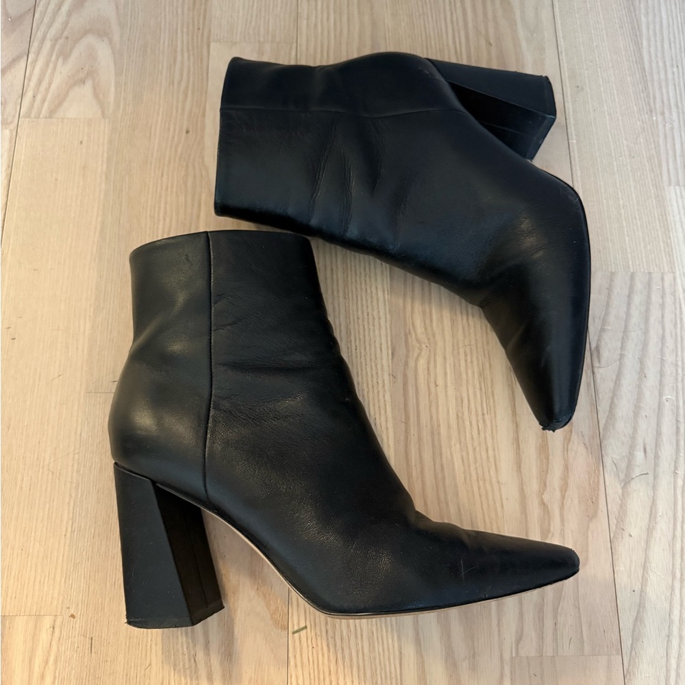 Marc Fisher Black Heeled Boots